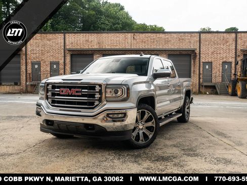 Used 2017 GMC Sierra 1500 SLT w/ Enhanced Driver Alert Package AWD/4WD image 1