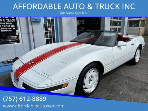 Used 1991 Chevrolet Corvette Convertible RWD image 1