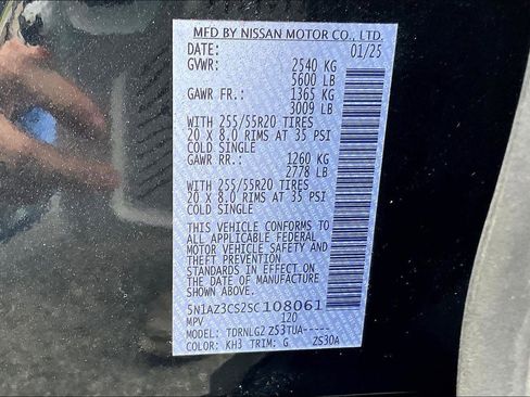 Certified 2025 Nissan Murano SL image 34