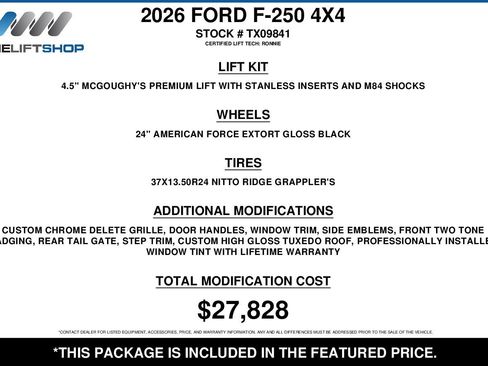 Used 2026 Ford F250 Platinum w/ Platinum Plus Package AWD/4WD image 2
