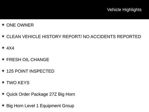 Used 2026 RAM 1500 Big Horn AWD/4WD image 5