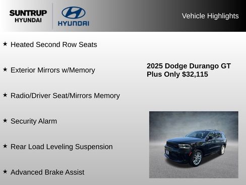 Used 2025 Dodge Durango GT AWD/4WD image 16