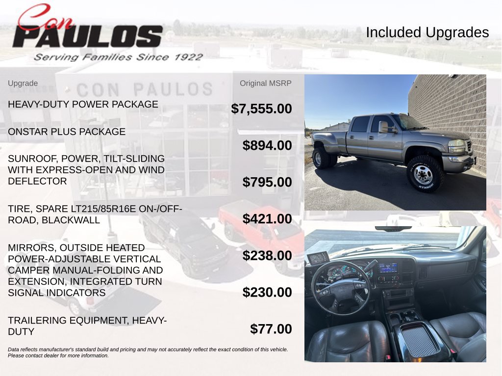 Used 2007 GMC Sierra 3500 SLT w/ Heavy-Duty Power Package AWD/4WD image 4