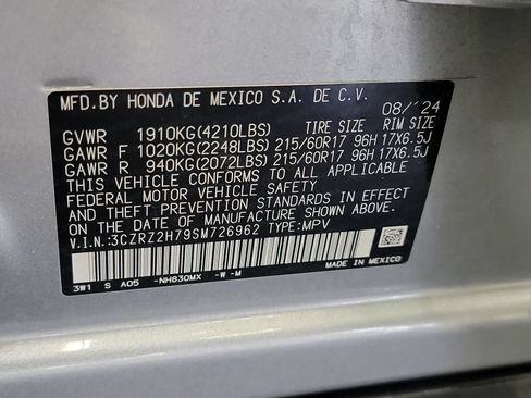 Certified 2025 Honda HR-V EX-L image 33