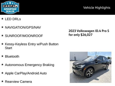 Used 2023 Volkswagen ID.4 Pro S AWD/4WD image 5
