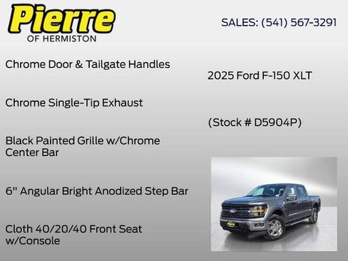 Certified 2025 Ford F150 XLT w/ Equipment Group 301A Standard AWD/4WD image 20