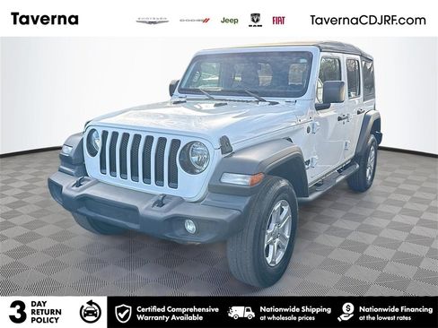 Used 2021 Jeep Wrangler Unlimited Sport image 1