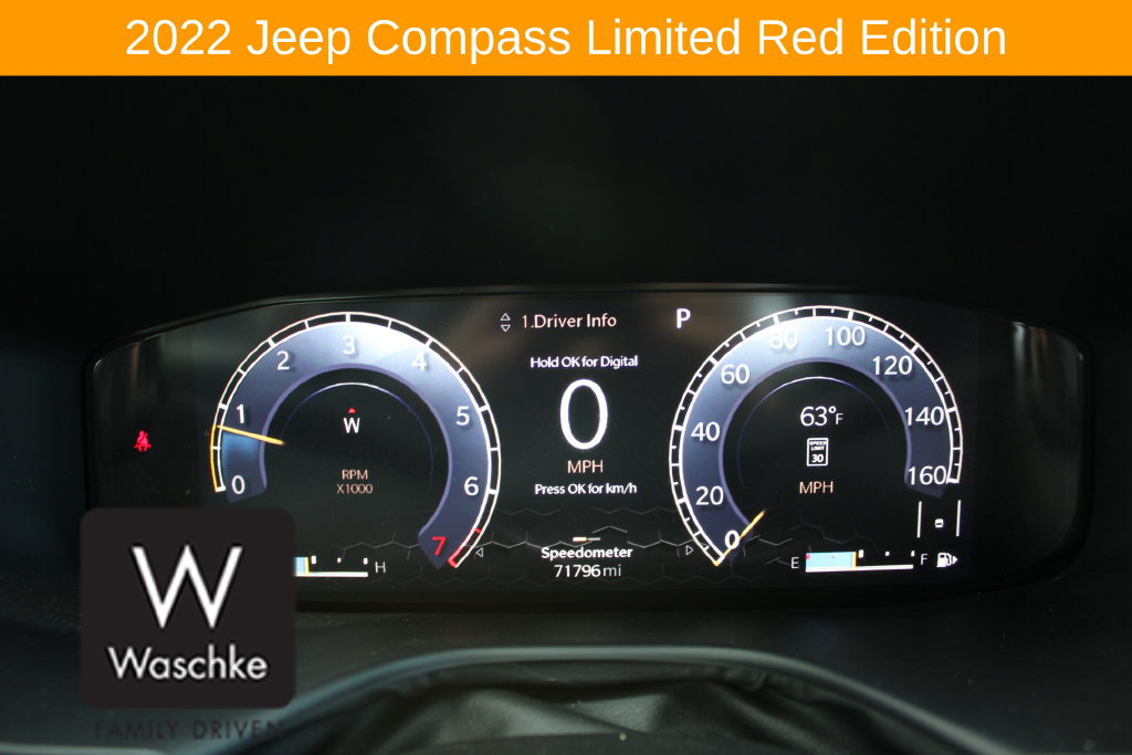Used 2022 Jeep Compass Limited w/ (RED) Package AWD/4WD image 39