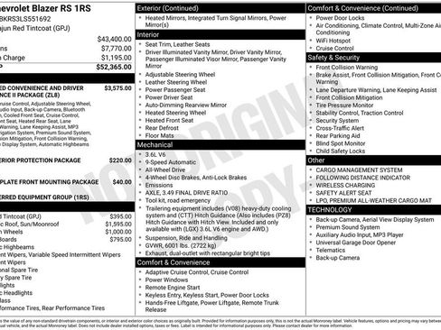 Used 2020 Chevrolet Blazer RS image 6