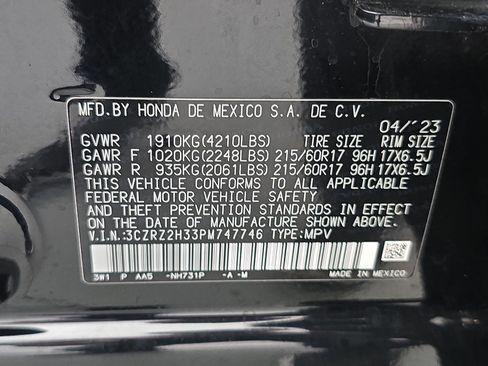 Used 2023 Honda HR-V LX image 34