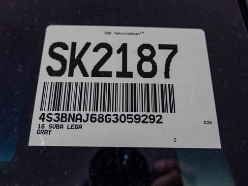 Used 2016 Subaru Legacy 2.5i Limited AWD/4WD image 55