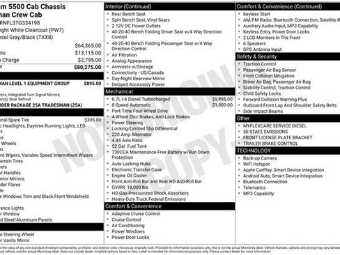 New 2026 RAM 5500 Tradesman AWD/4WD image 14
