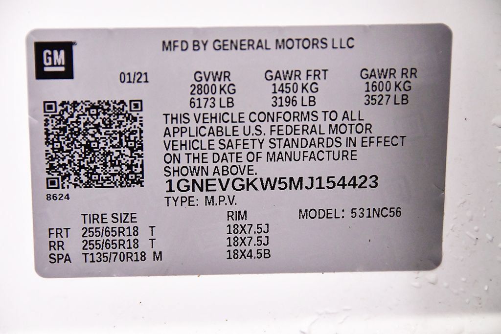 Used 2021 Chevrolet Traverse LT AWD/4WD image 14