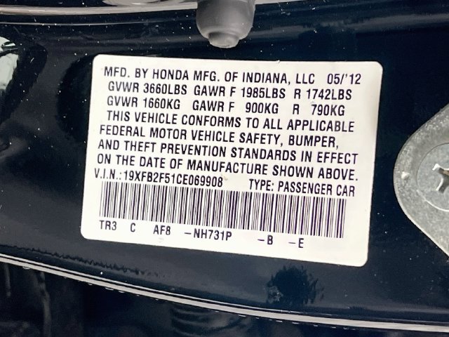 Used 2012 Honda Civic LX image 12