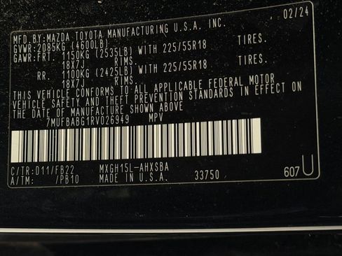 Used 2024 Toyota Corolla Cross AWD Hybrid w/ Moonroof Package image 19