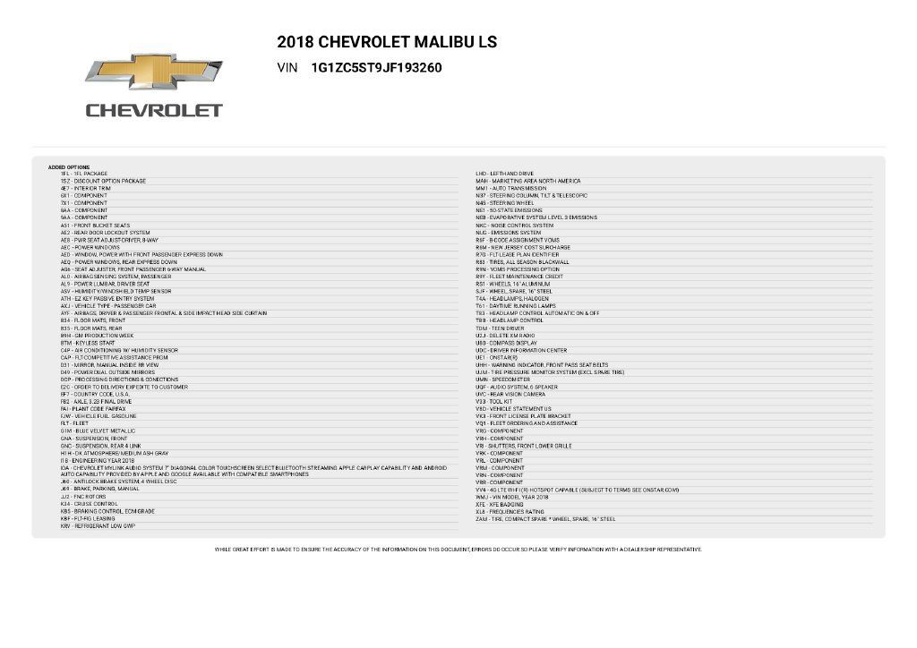 Used 2018 Chevrolet Malibu LS FWD image 6
