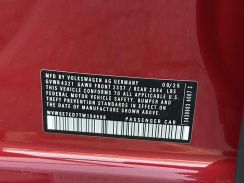 New 2026 Volkswagen GTI SE image 16