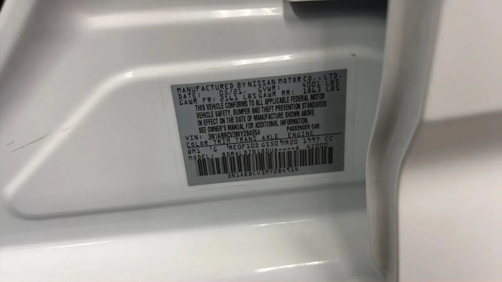 Used 2021 Nissan Sentra SV FWD image 24