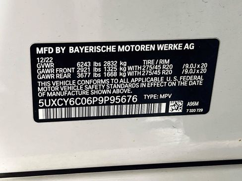 Used 2023 BMW X6 xDrive40i w/ M Sport Package AWD/4WD image 33