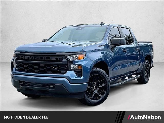 Used 2024 Chevrolet Silverado 1500 Custom w/ Turbomax Blackout Package RWD image 1