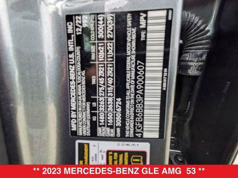 Used 2023 Mercedes-Benz GLE 53 AMG GLE 53 AMG image 55