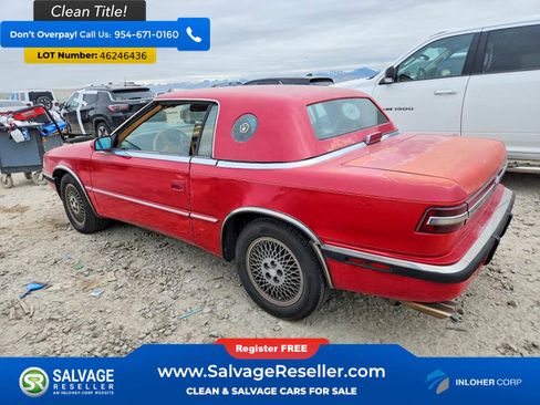 Used 1989 Chrysler TC by Maserati FWD image 3