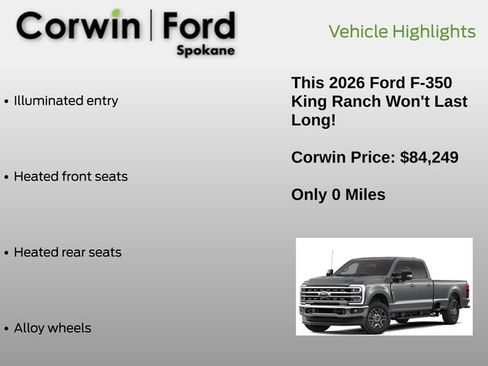 New 2026 Ford F350 King Ranch image 10