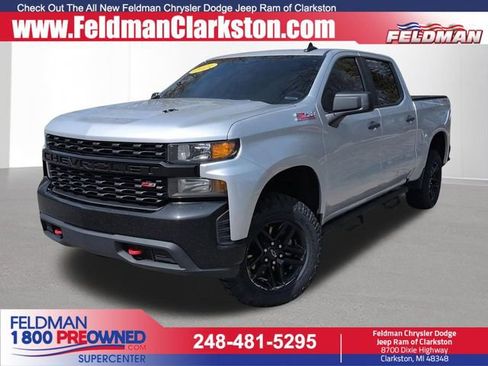 Used 2021 Chevrolet Silverado 1500 Custom Trail Boss w/ Safety Confidence Package AWD/4WD image 1
