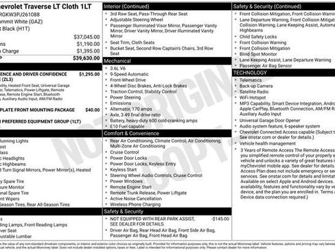 Used 2023 Chevrolet Traverse LT FWD image 7