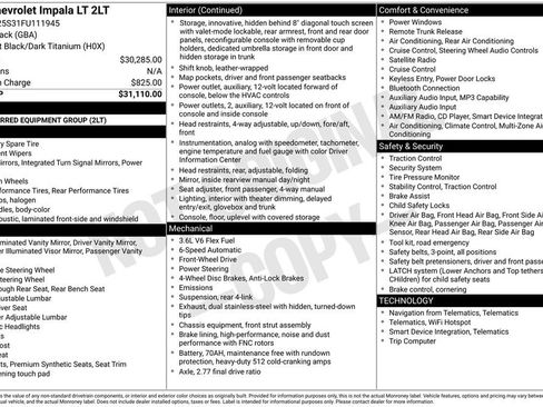 Used 2015 Chevrolet Impala LT image 28