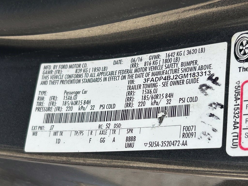 Used 2016 Ford Fiesta SE FWD image 38