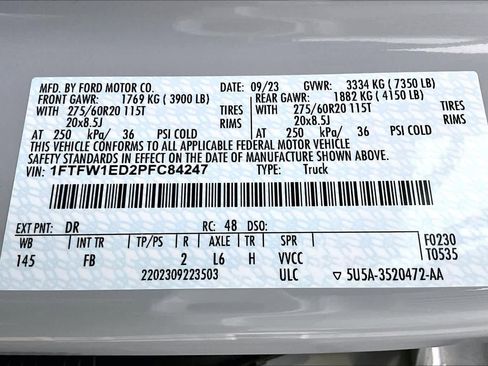 Used 2023 Ford F150 XLT w/ Equipment Group 302A High image 33