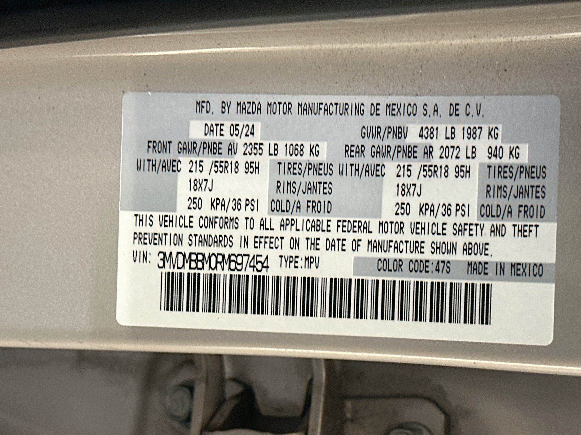 Used 2024 MAZDA CX-30 AWD 2.5 S w/ Select Sport Pkg image 12