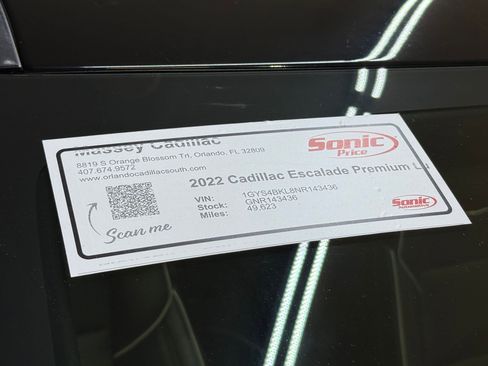 Certified 2022 Cadillac Escalade Premium Luxury w/ LPO, Radiant Package image 62