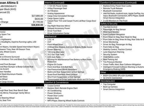 Certified 2025 Nissan Altima 2.5 S image 38