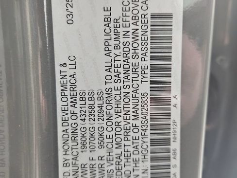 Used 2025 Honda Accord SE image 29