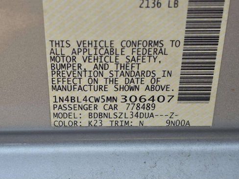 Used 2021 Nissan Altima 2.5 SR AWD/4WD image 10
