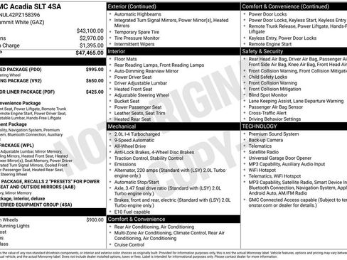 Used 2023 GMC Acadia SLT w/ Preferred Package AWD/4WD image 35