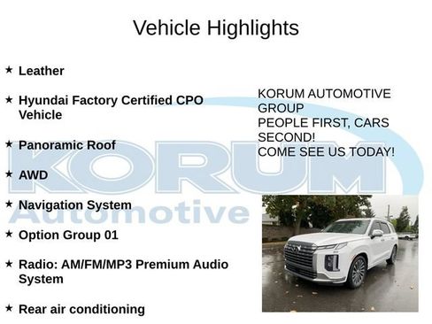 Certified 2025 Hyundai Palisade Calligraphy AWD/4WD image 4