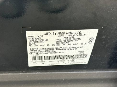 Used 2017 Ford Explorer Sport w/ Equipment Group 401A AWD/4WD image 26
