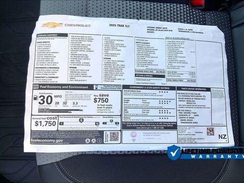 New 2025 Chevrolet Trax LT w/ Driver Confidence Package FWD image 15