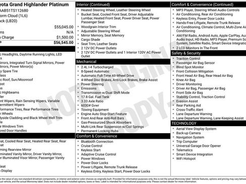 Used 2026 Toyota Grand Highlander Platinum image 30