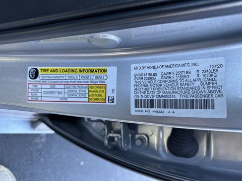 Used 2021 Honda Accord Hybrid image 36