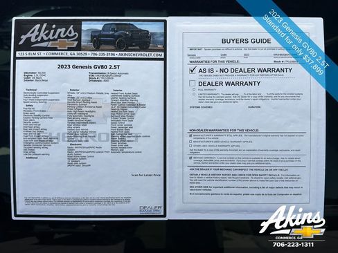Used 2023 Genesis GV80 2.5T w/ Prestige Package AWD/4WD image 11