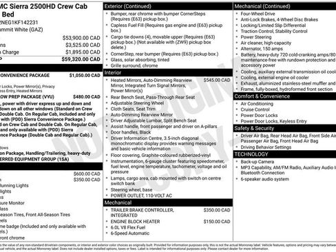 Used 2019 GMC Sierra 2500 4x4 Crew Cab w/ Sierra Convenience Package image 5