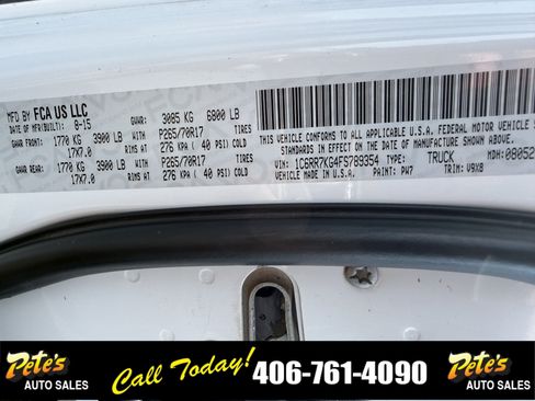 Used 2015 RAM 1500 Tradesman w/ Popular Equipment Group AWD/4WD image 38
