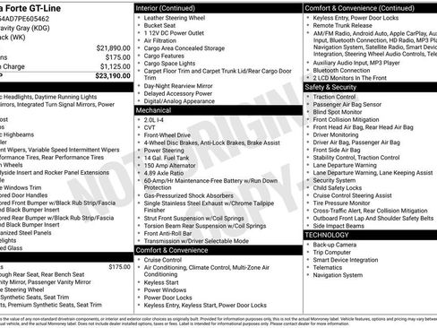 Certified 2023 Kia Forte GT-Line image 27
