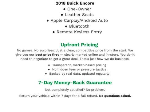 Used 2018 Buick Encore Preferred image 2