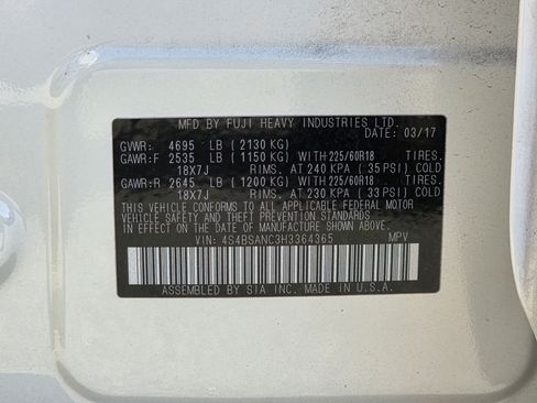 Used 2017 Subaru Outback 2.5i Limited image 34