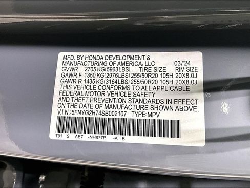 Used 2025 Honda Pilot Touring image 44